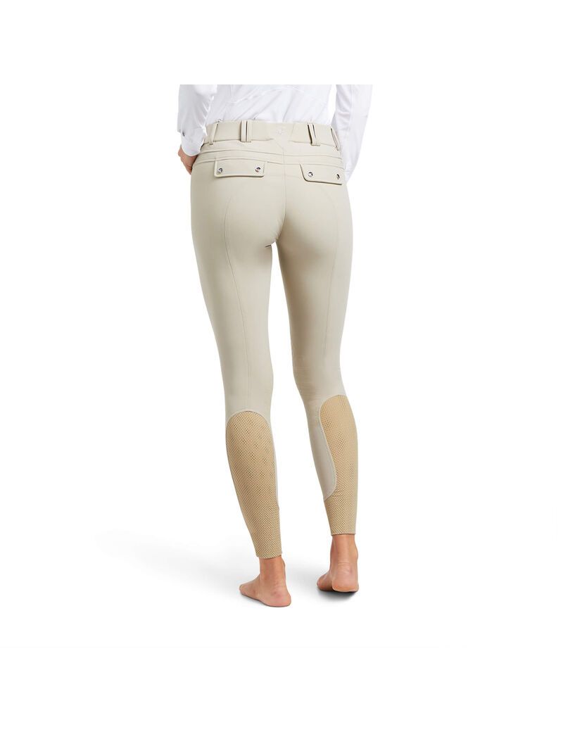 Pantalones Ariat Tri Factor Grip Knee Patch Breech Mujer Marrones | AJGR08149