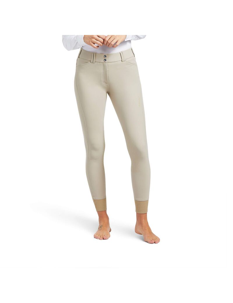 Pantalones Ariat Tri Factor Grip Knee Patch Breech Mujer Marrones | AJGR08149