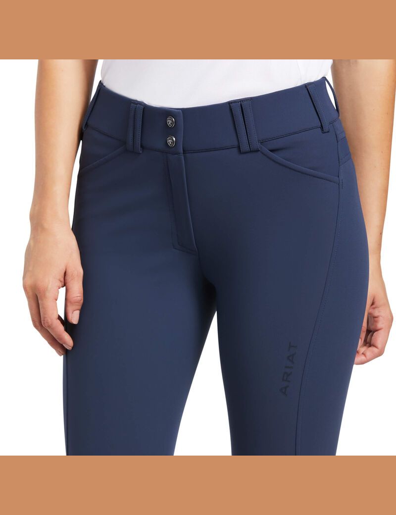 Pantalones Ariat Tri Factor Grip Knee Patch Breech Mujer Azules | JWEN05813