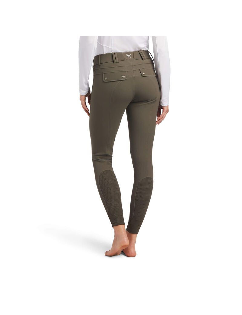 Pantalones Ariat Tri Factor Grip Knee Patch Breech Mujer Multicolor | KNCZ91084