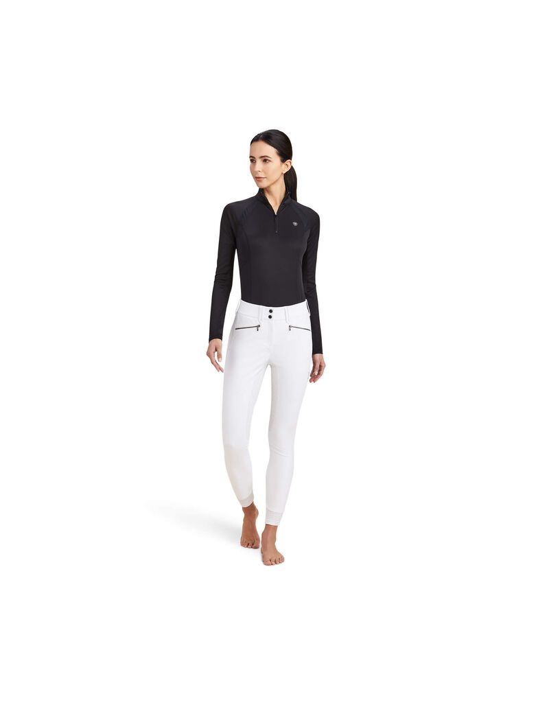 Pantalones Ariat Tri Factor X Bellatrix Full Seat Breech Mujer Blancas | DEBT35810