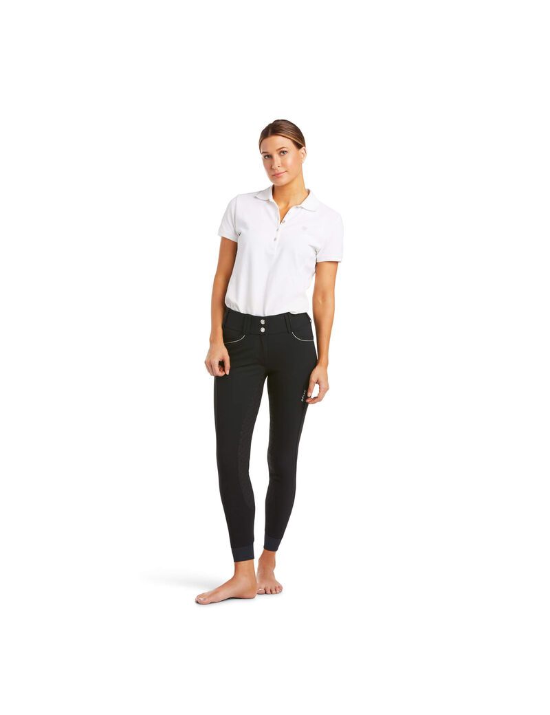 Pantalones Ariat Tri Factor X Grip Full Seat Breech Mujer Negras | ZNKM35219