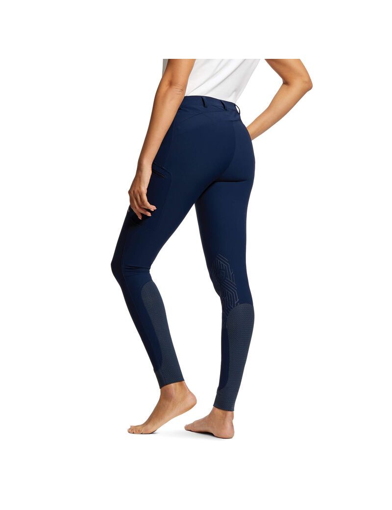 Pantalones Ariat Triton Grip Knee Patch Breech Mujer Azul Marino | FJYX27136