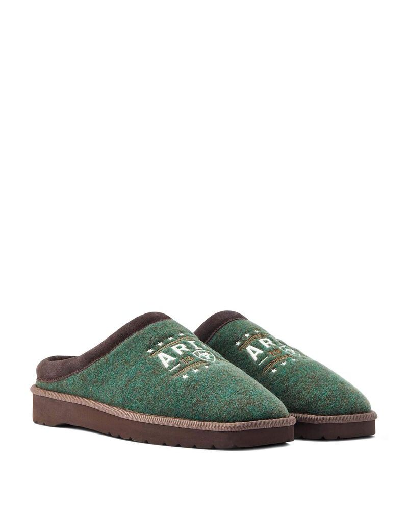 Pantuflas Ariat 93 Liberty Square Puntera Hombre Verde | PVKT78243