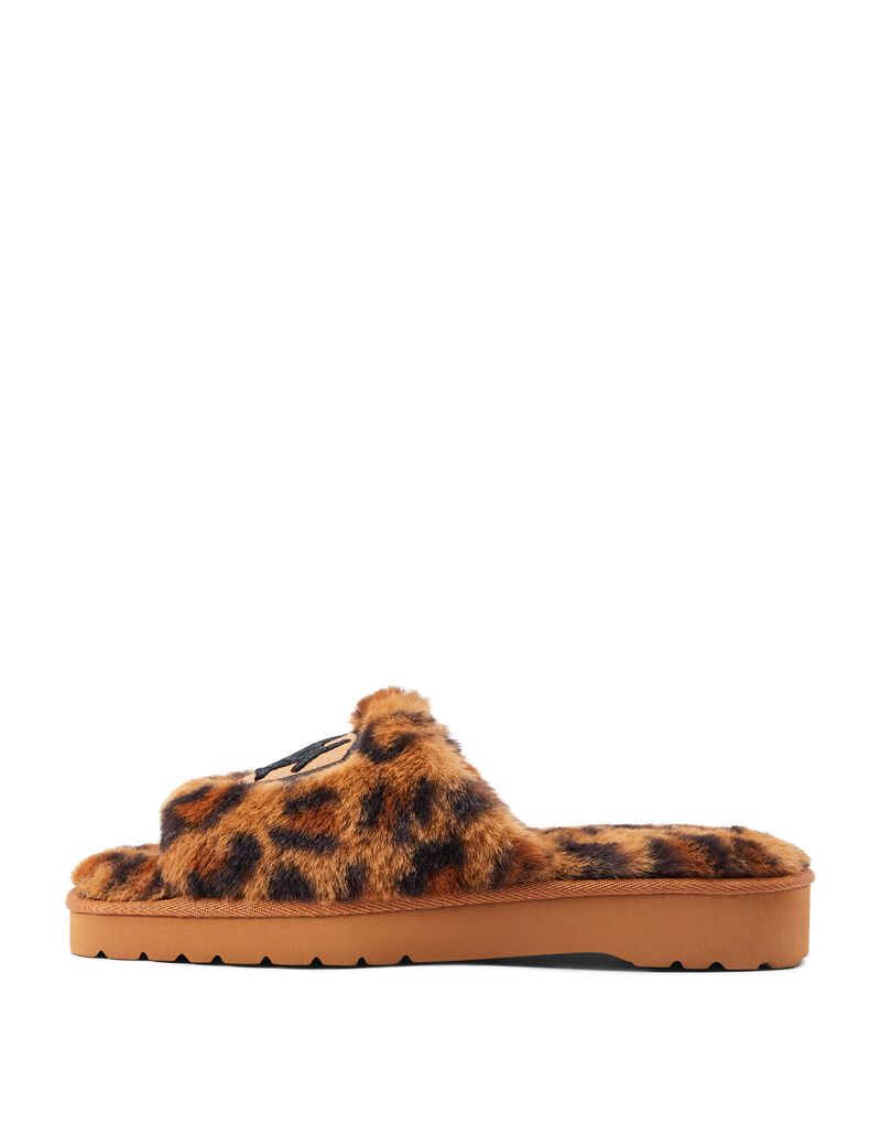 Pantuflas Ariat Cozy Chic Square Puntera Mujer Leopardo | QUVA56719