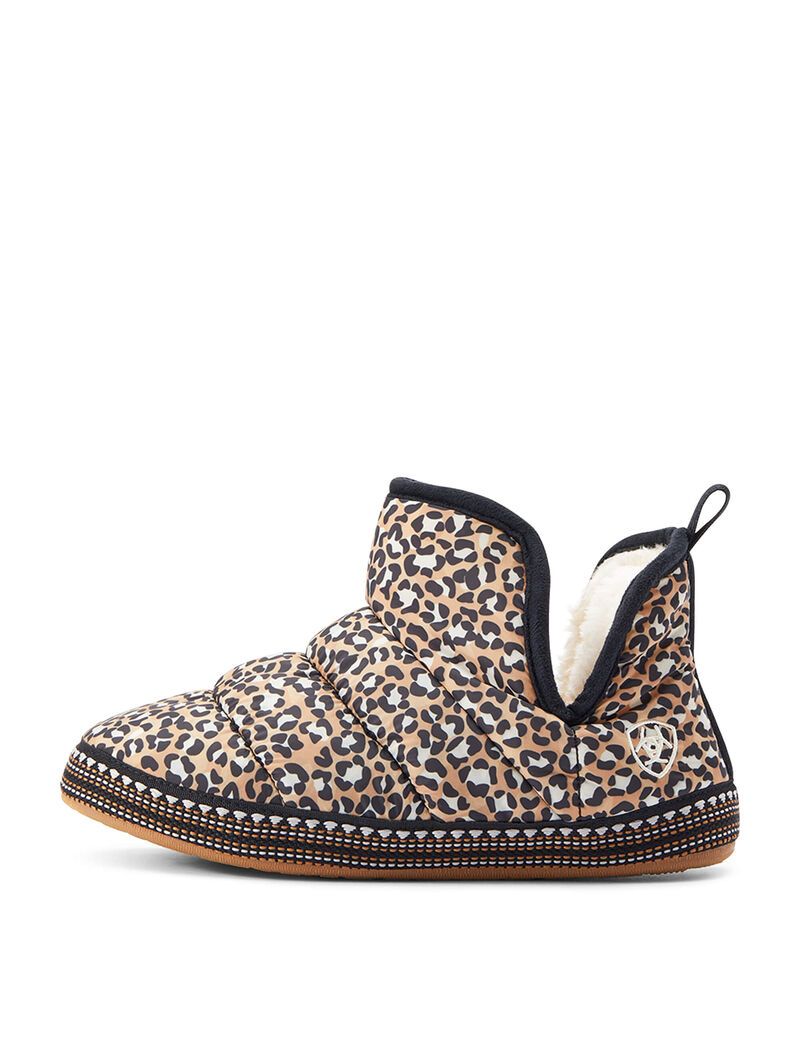 Pantuflas Ariat Crius Bootie Mujer Marrones Leopardo | VBEJ41793