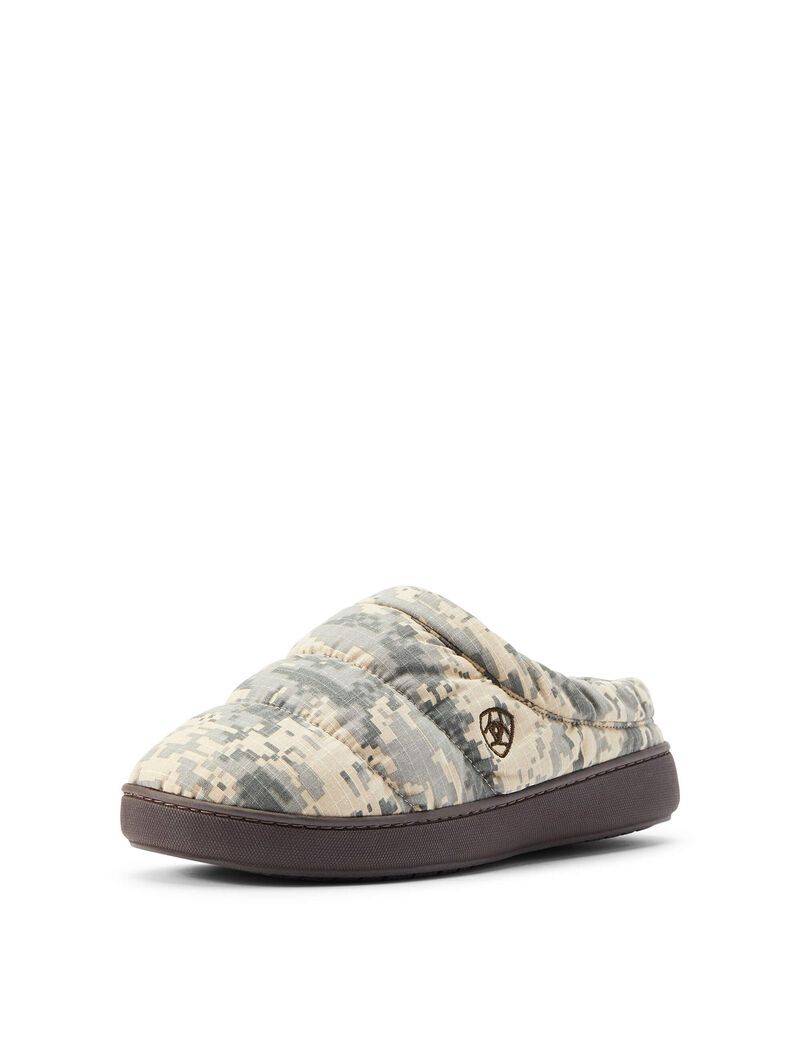 Pantuflas Ariat Crius Clog Hombre Verde Oliva Camuflaje | DCFA74365