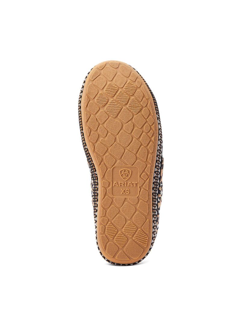 Pantuflas Ariat Crius Clog Mujer Marrones Leopardo | FJIH56940