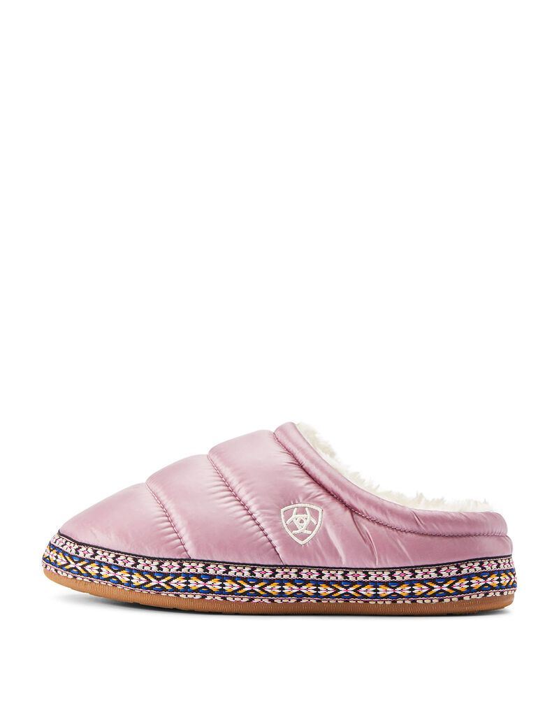 Pantuflas Ariat Crius Clog Mujer Rosas | LEWO06437