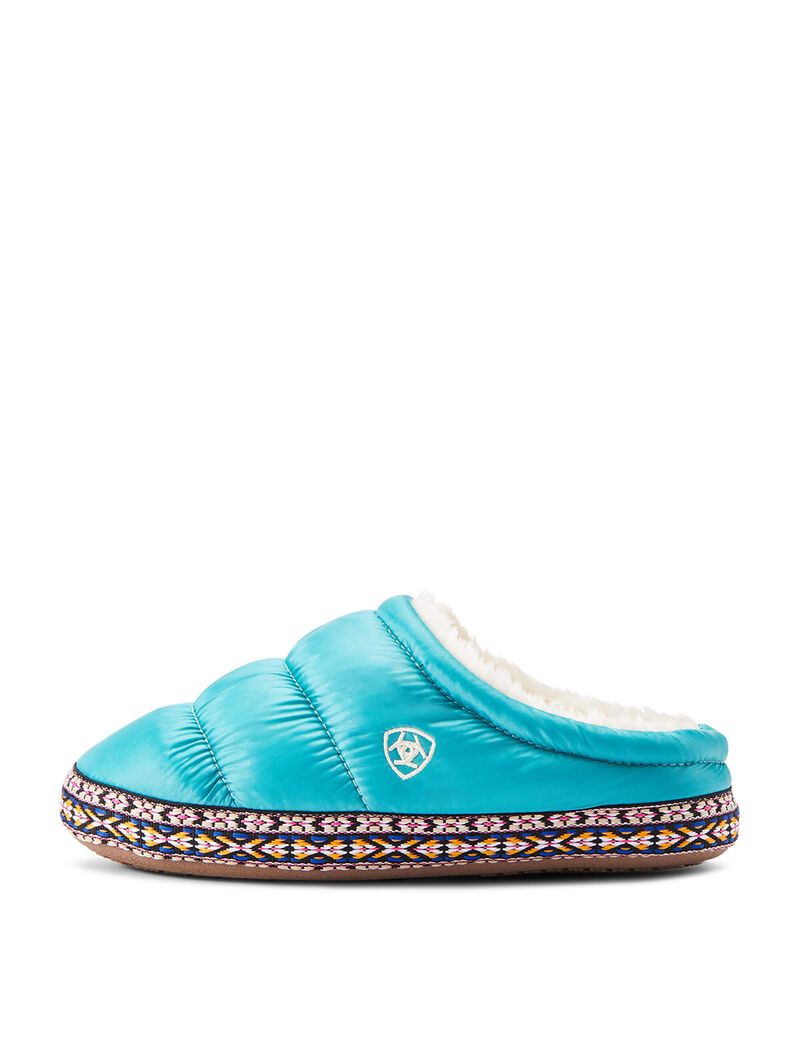 Pantuflas Ariat Crius Clog Niños Turquesa | WUAJ14678