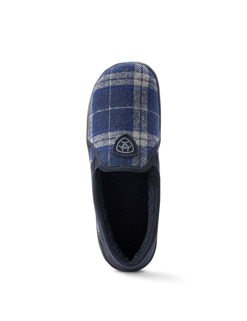 Pantuflas Ariat Lincoln Hombre Azules | GHEZ30268