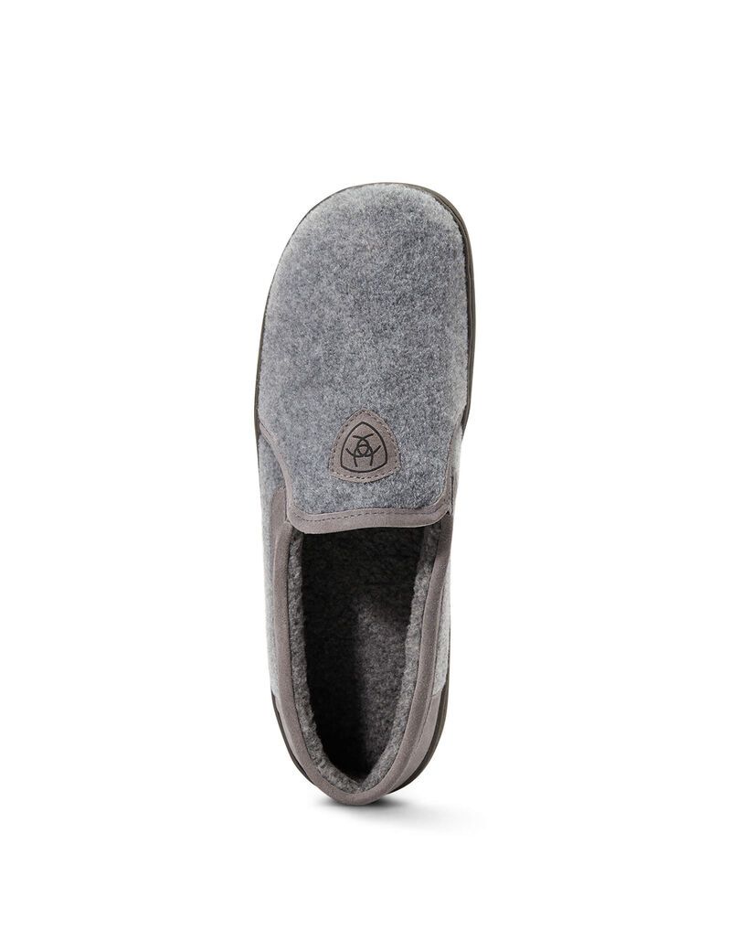 Pantuflas Ariat Lincoln Hombre Gris | IXWY41987