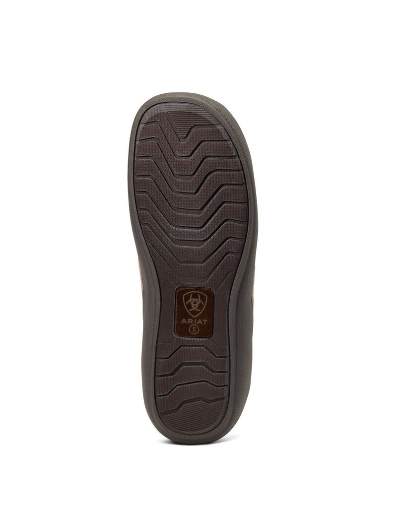 Pantuflas Ariat Lincoln Hombre Marrones | QMVW23578