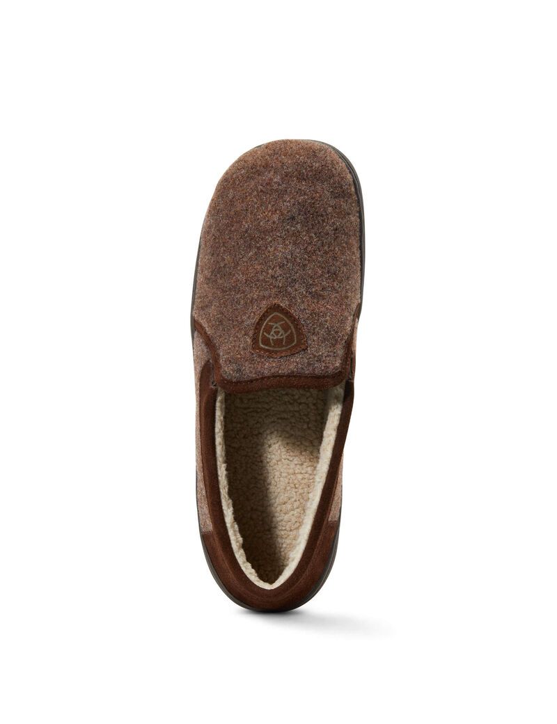 Pantuflas Ariat Lincoln Hombre Marrones | QMVW23578