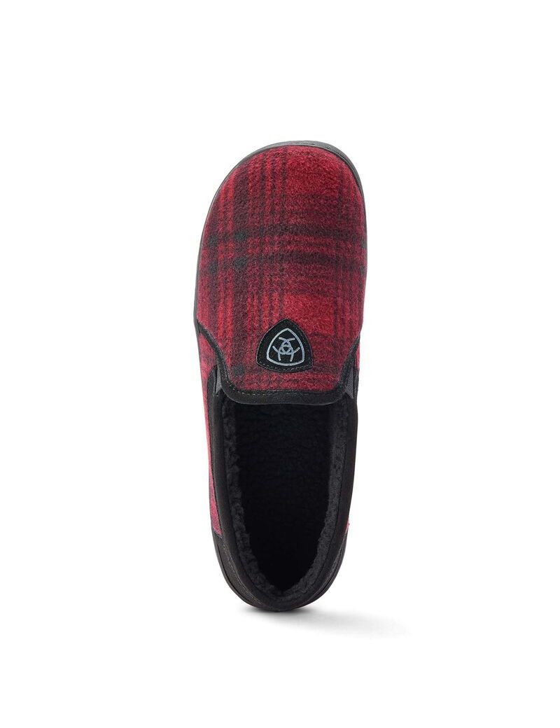 Pantuflas Ariat Lincoln Hombre Rojas | VYZU12487