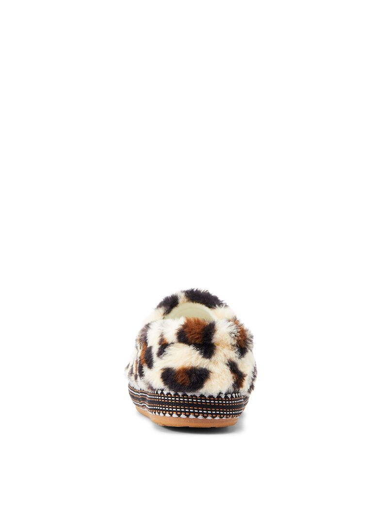 Pantuflas Ariat Snuggle Mujer Creme Leopardo | YHFV65743