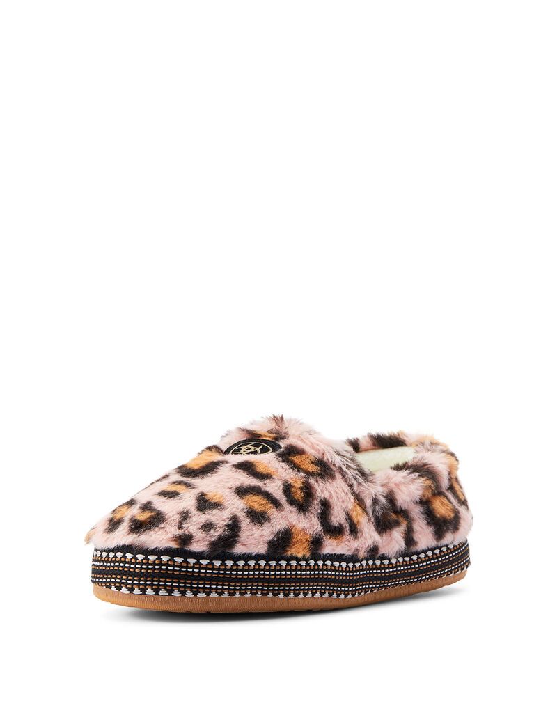 Pantuflas Ariat Snuggle Mujer Rosas Leopardo | EMUG87294