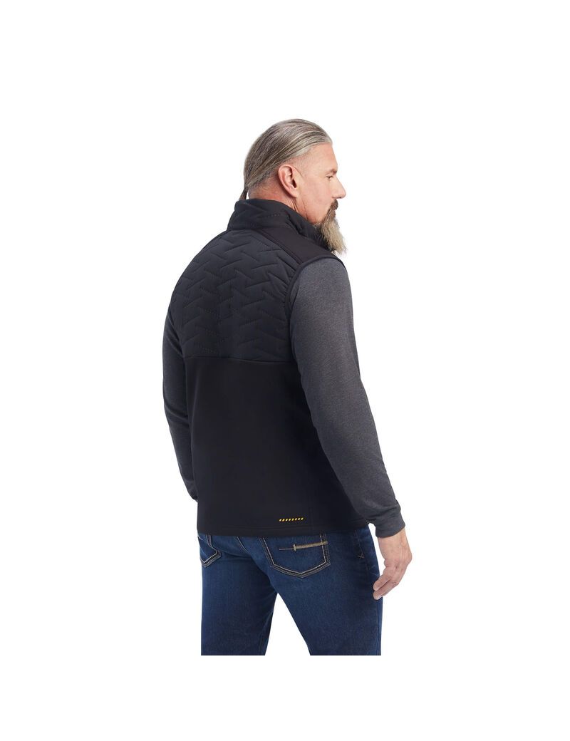 Ropa De Trabajo Ariat Rebar Cloud 9 Vest Hombre Negras | CMLW84132