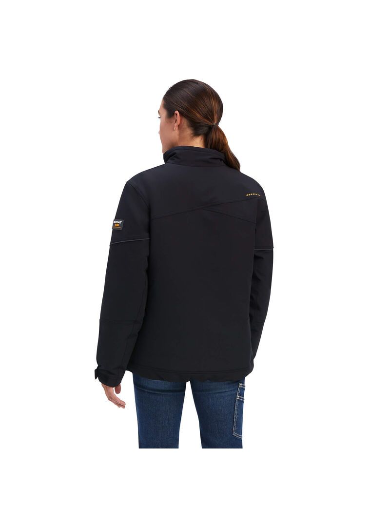 Ropa De Trabajo Ariat Rebar Dri-Tek DuraStretch Insulated Jackets Mujer Negras | RBGT73026