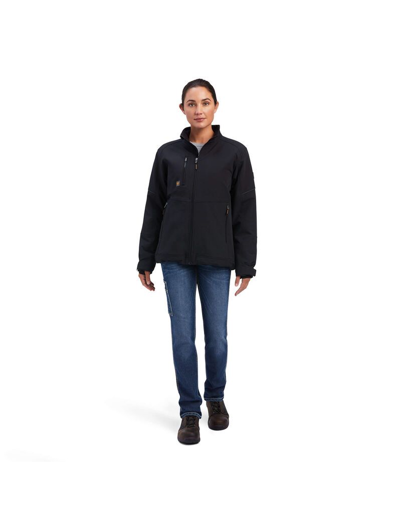 Ropa De Trabajo Ariat Rebar Dri-Tek DuraStretch Insulated Jackets Mujer Negras | RBGT73026