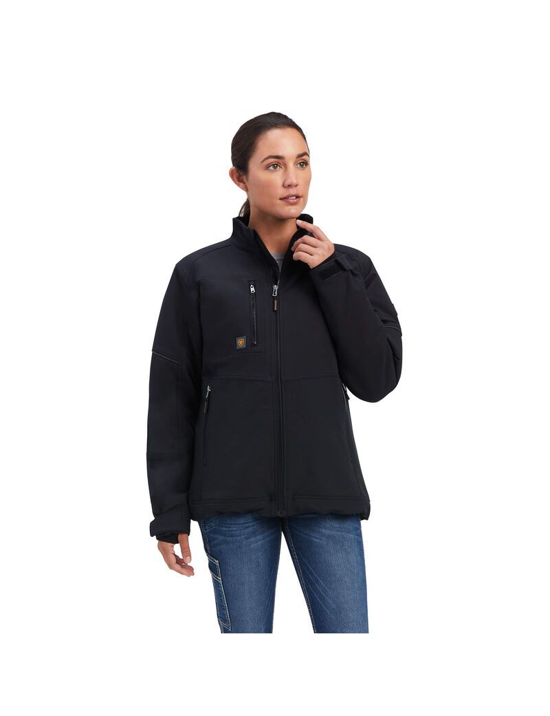 Ropa De Trabajo Ariat Rebar Dri-Tek DuraStretch Insulated Jackets Mujer Negras | RBGT73026