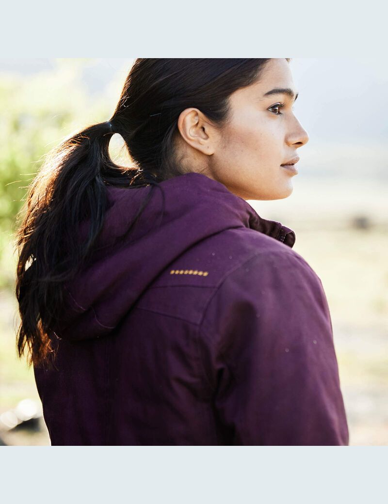 Ropa De Trabajo Ariat Rebar DuraCanvas Insulated Jackets Mujer Moradas | OIZY53407