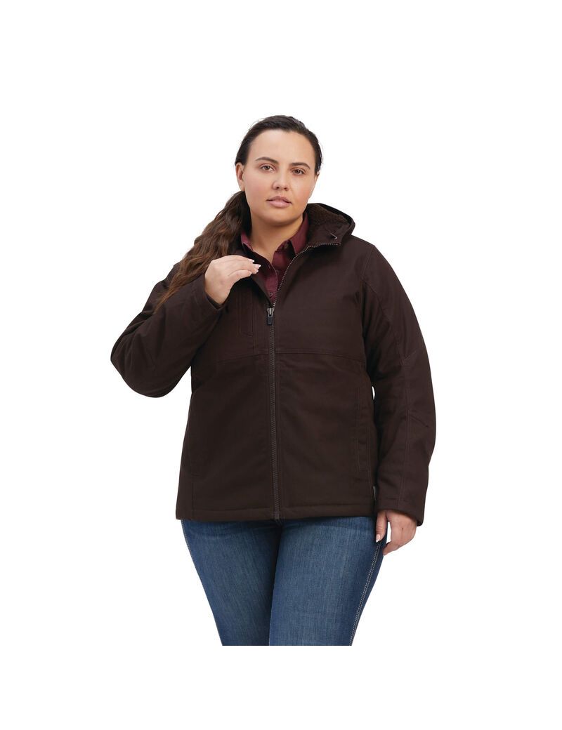 Ropa De Trabajo Ariat Rebar DuraCanvas Insulated Jackets Mujer Multicolor | XPOV23845