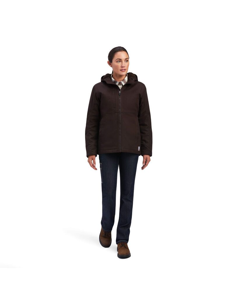 Ropa De Trabajo Ariat Rebar DuraCanvas Insulated Jackets Mujer Multicolor | XPOV23845