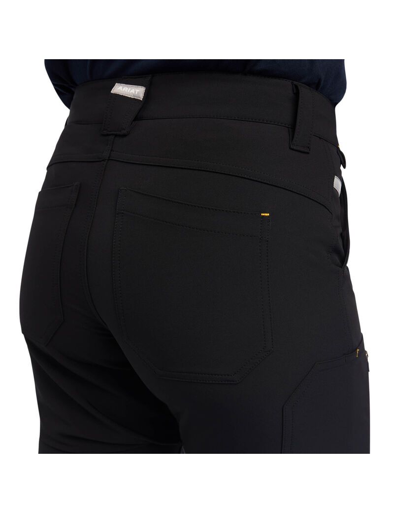 Ropa De Trabajo Ariat Rebar DuraStretch DriTEK Softshell Directo Pants Mujer Negras | WVKC70365