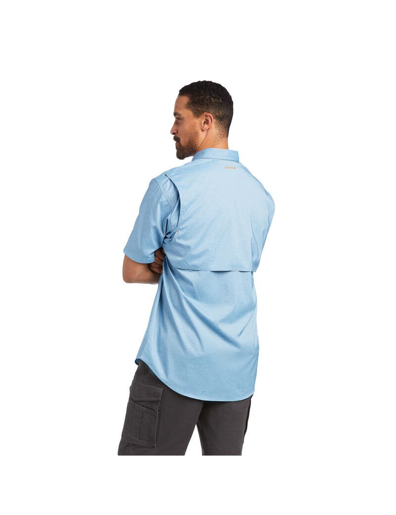 Ropa De Trabajo Ariat Rebar Made Tough VentTEK DuraStretch Trabajo Shirts Hombre Multicolor | HIQG25876