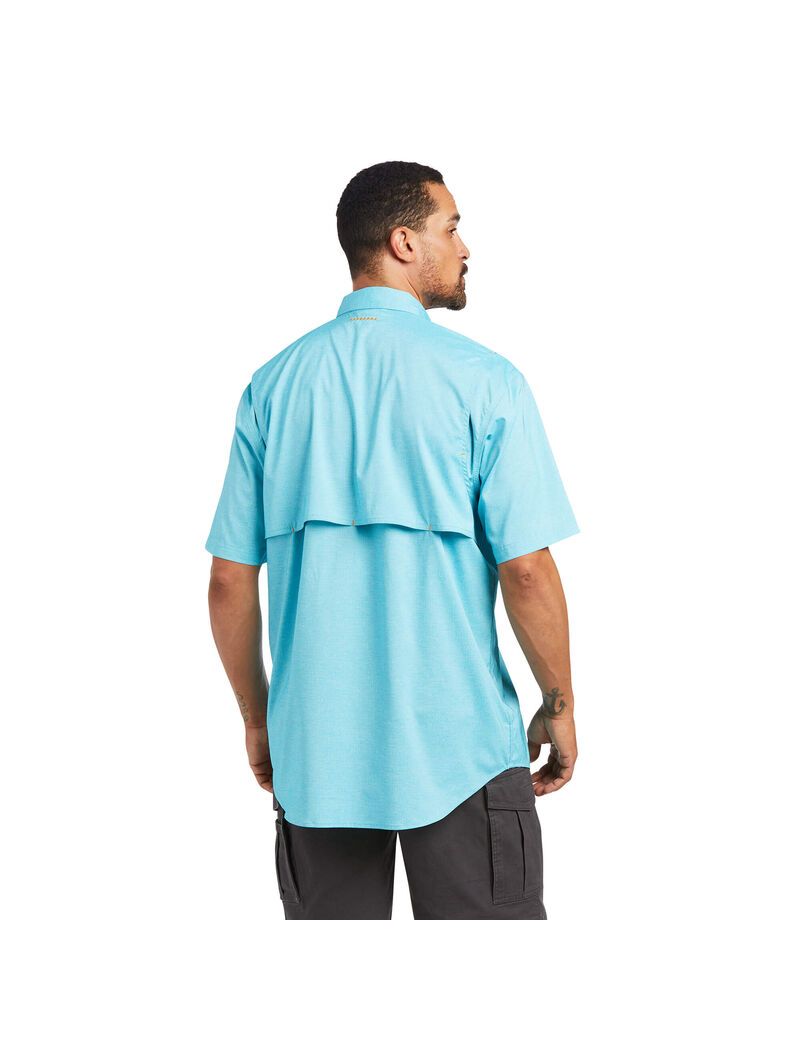 Ropa De Trabajo Ariat Rebar Made Tough VentTEK DuraStretch Trabajo Shirts Hombre Multicolor | RTVQ21069