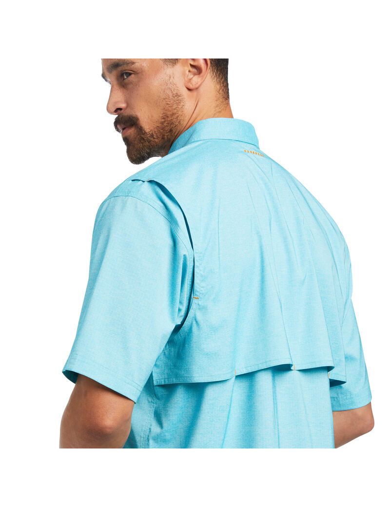 Ropa De Trabajo Ariat Rebar Made Tough VentTEK DuraStretch Trabajo Shirts Hombre Multicolor | RTVQ21069