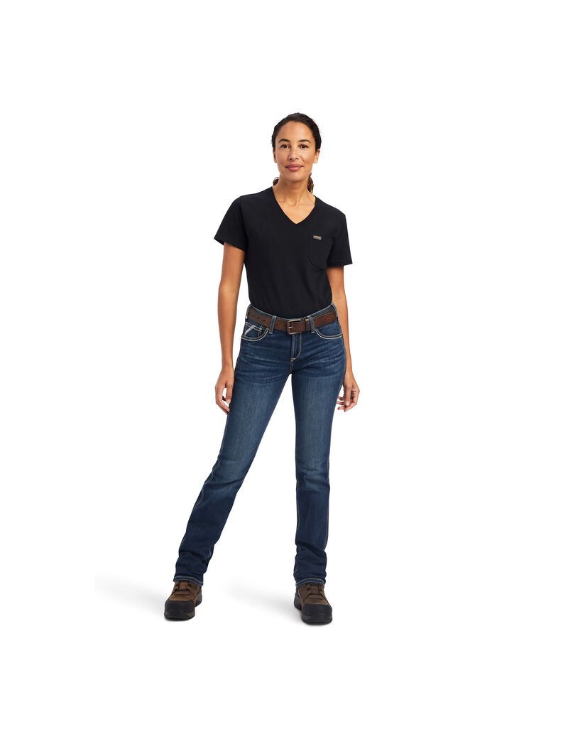 Ropa De Trabajo Ariat Rebar Riveter Directo Jeans Mujer Multicolor | YRGL74930