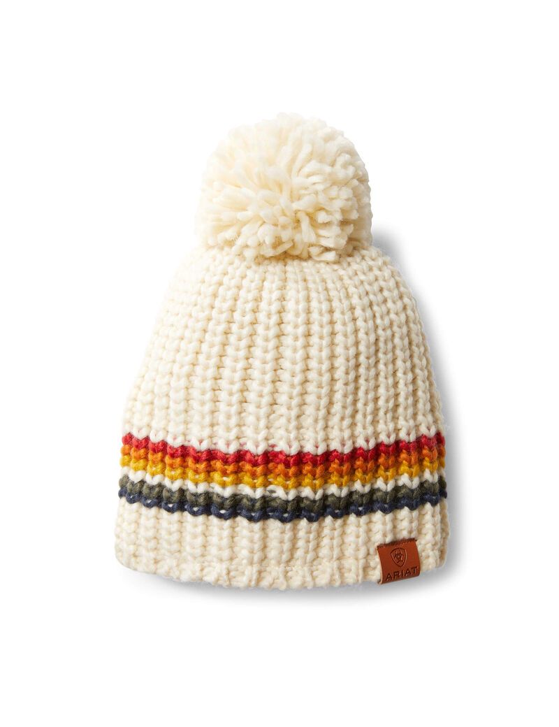 Sombreros Ariat Salem Beanie Mujer Rayadas | CETY34160