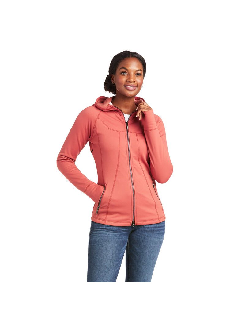 Sudadera Con Capucha Ariat Attain Full Zip Mujer Multicolor | CQWM34706