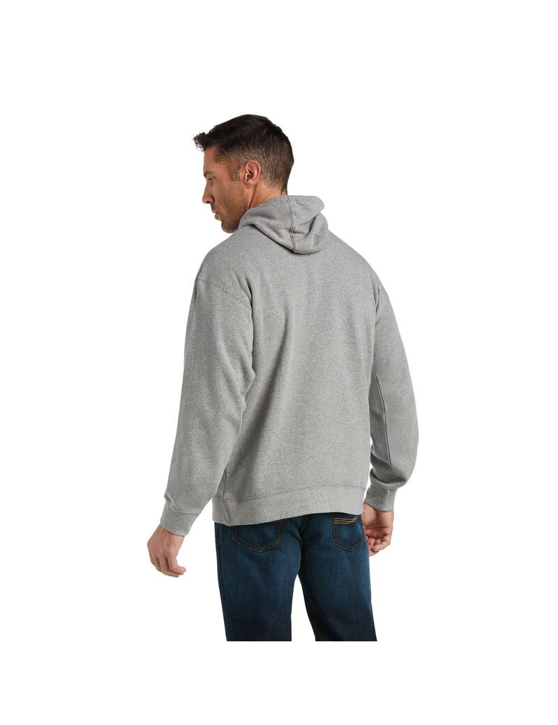 Sudadera Con Capucha Ariat Basic Sweatshirt Hombre Naranjas | GFSR75438