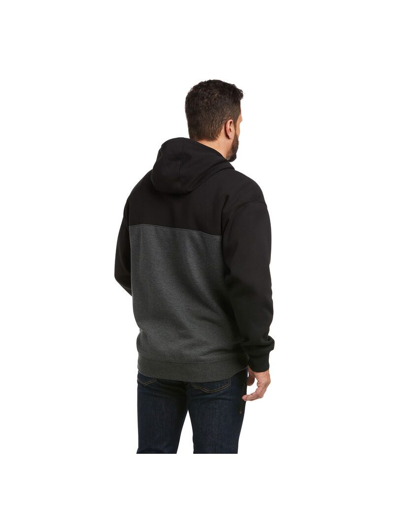 Sudadera Con Capucha Ariat Lifted Sweatshirt Hombre Negras | KAZQ56732