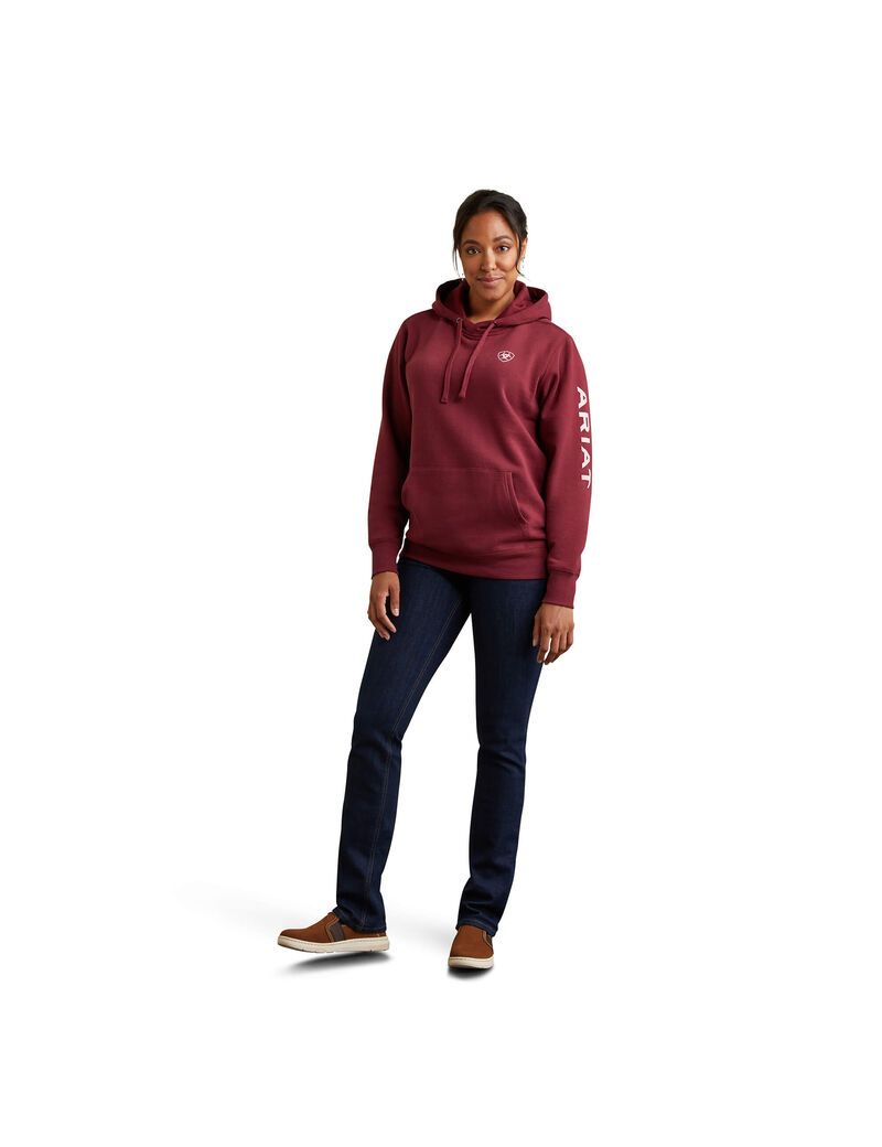 Sudadera Con Capucha Ariat Logo Mujer Multicolor | FAJR13507