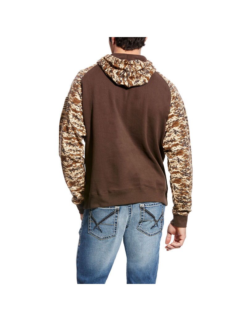 Sudadera Con Capucha Ariat Patriot Hombre Camuflaje | LCSA18590