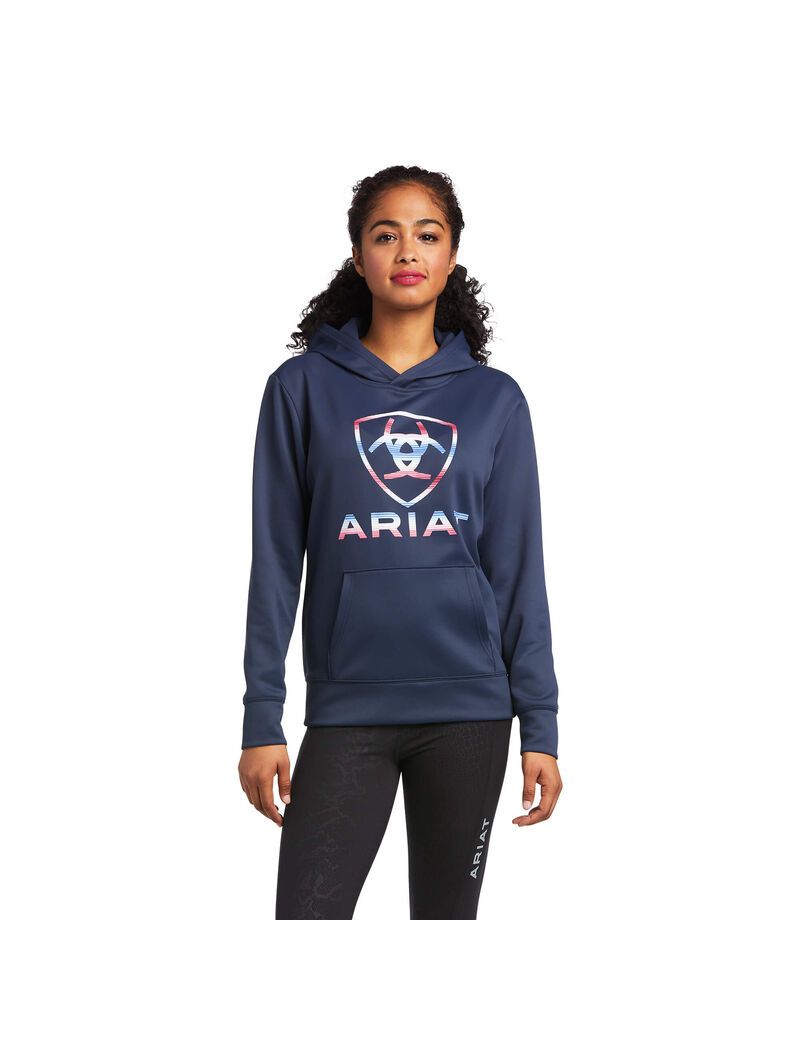 Sudadera Con Capucha Ariat Tek Mujer Azules | NPIJ06415