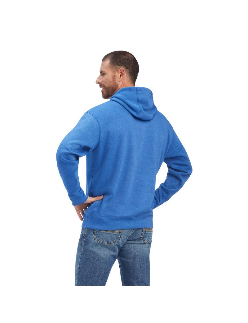 Sudaderas Ariat Land of the Free Hombre Azules | JVAI39507