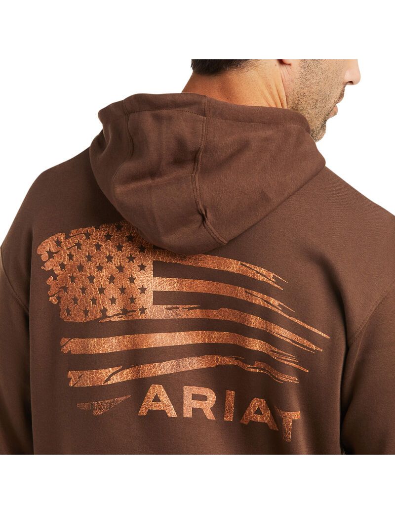 Sudaderas Ariat Patriot 2.0 Hombre Marrones Marrones | QDEL91064