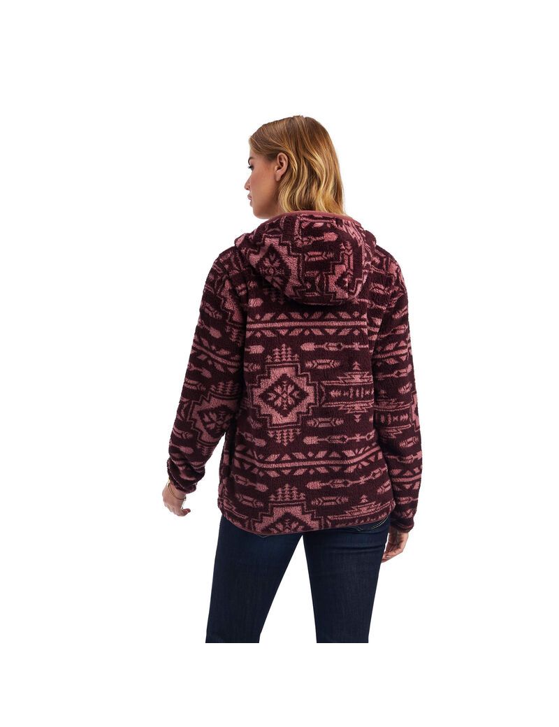 Sudaderas Ariat REAL Berber Mujer Marrones Rosas | VEJU91687