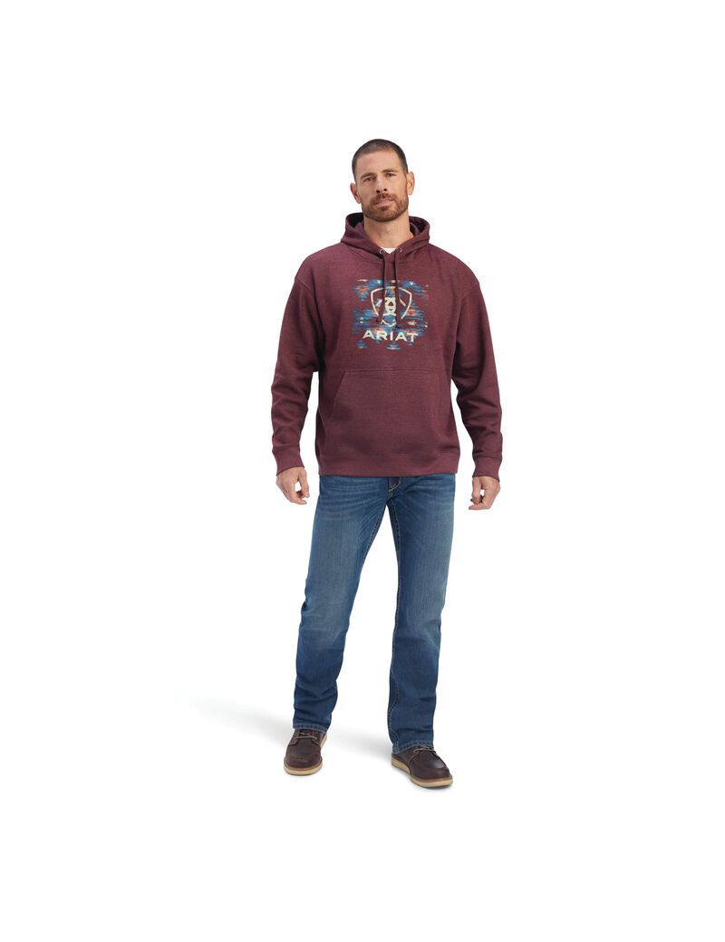 Sudaderas Ariat Southwest Block Hombre Multicolor | DSQZ67508