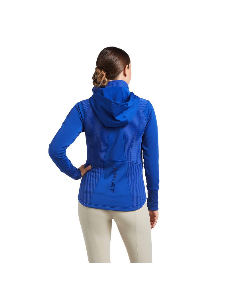 Sudaderas Ariat Wilde Full Zip Mujer Azules | AQHT47269