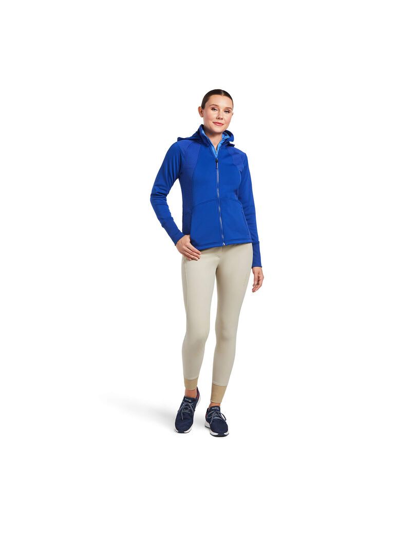 Sudaderas Ariat Wilde Full Zip Mujer Azules | AQHT47269