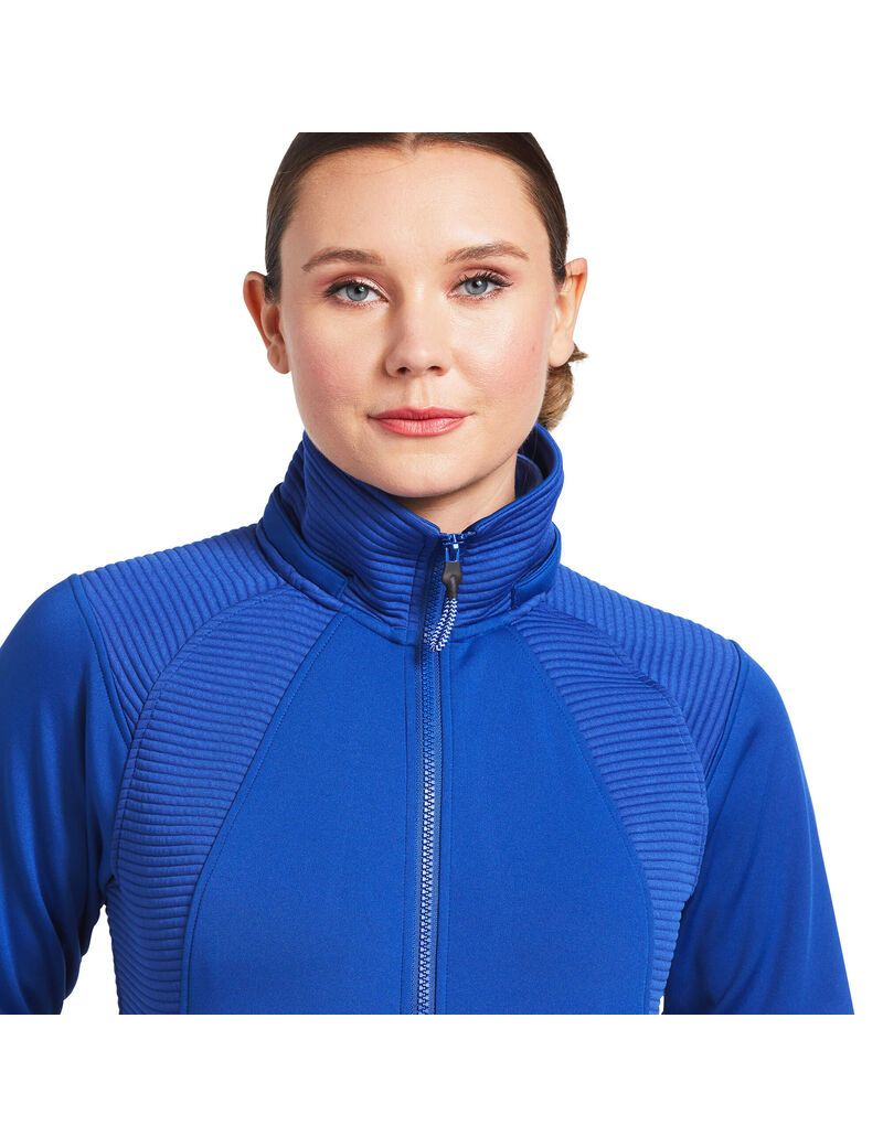 Sudaderas Ariat Wilde Full Zip Mujer Azules | AQHT47269