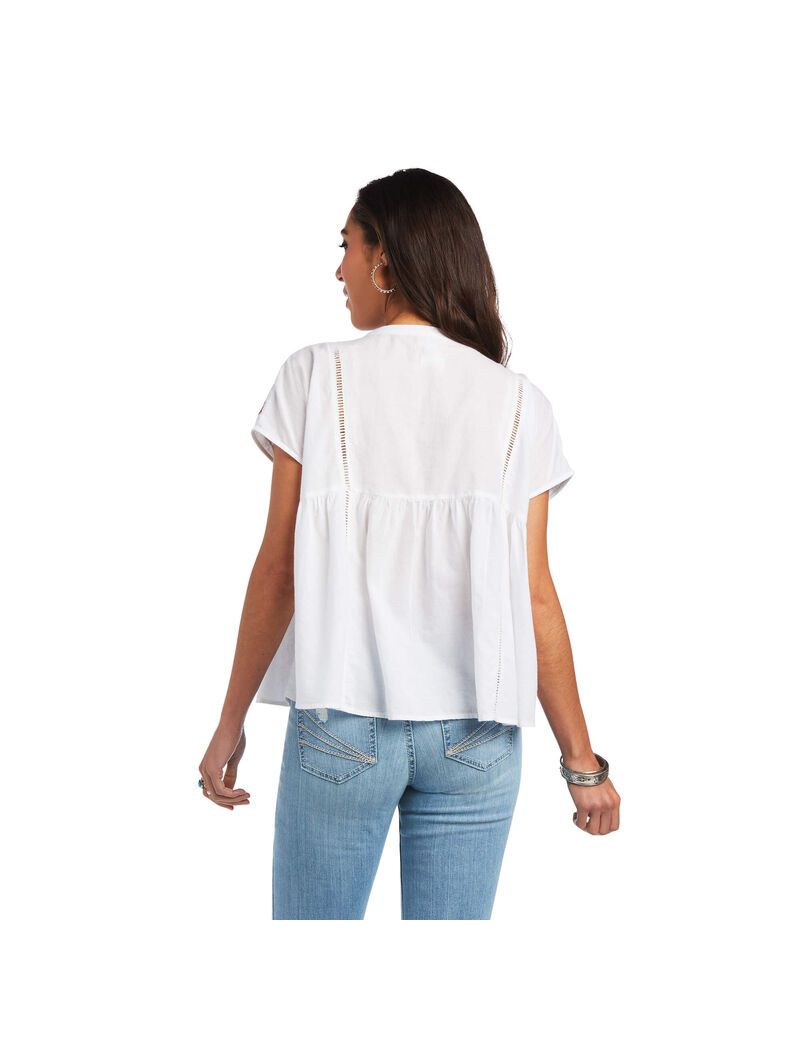 Tops Ariat Billie Tunic Mujer Blancas | RXJM68297