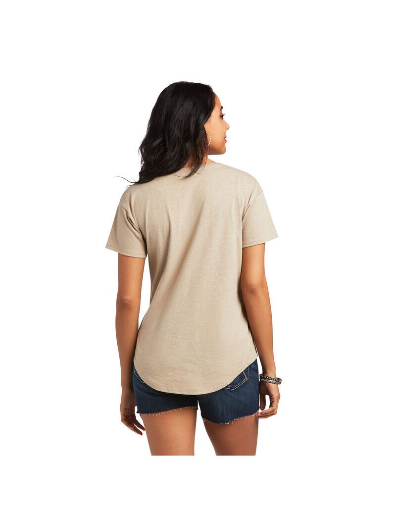 Tops Ariat Desert Wild Mujer Beige | OBTS72308