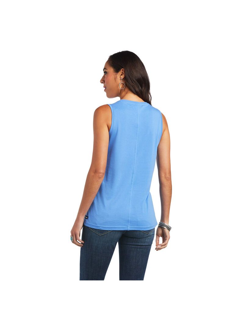 Tops Ariat Element Tank Mujer Azules | HJGI06154